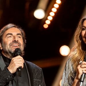 Exclusif - André Manoukian, Laury Thilleman - Enregistrement de l'émission "La fête de la chanson française" à Paris, présentée par L.Thilleman et A.Manoukian, et diffusée le 20 décembre sur France 3
© Pierre Perusseau / Bestimage