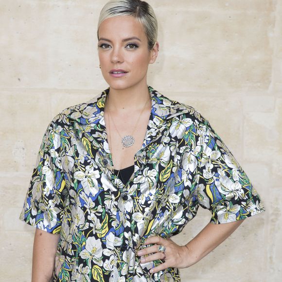 Lily Allen - People au photocall du défilé de mode Louis Vuitton Hommes printemps-été 2018 au Palais Royal à Paris, le 22 juin 2017. © Olivier Borde/Bestimage