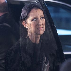 Celine Dion après les funérailles de son mari René Angelil, à la Basilique Notre-Dame le vendredi 22 janvier 2016 à Montréal. CP/ABACA