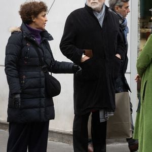 Jacques Weber lors de la cérémonie d'enterrement de l'acteur franco-danois Niels Arestrup devant l'église Saint-Roch à Paris, le 10 décembre 2024. Niels Arestrup, décédé le 1er décembre 2024 à l'âge de 75 ans, était un pilier du théâtre et du cinéma français depuis les années 1970, mais son profil a été rehaussé au niveau international au cours de la première décennie de ce siècle par deux films réalisés par Jacques Audiard. Photo par Nasser Berzane/ABACAPRESS.COM