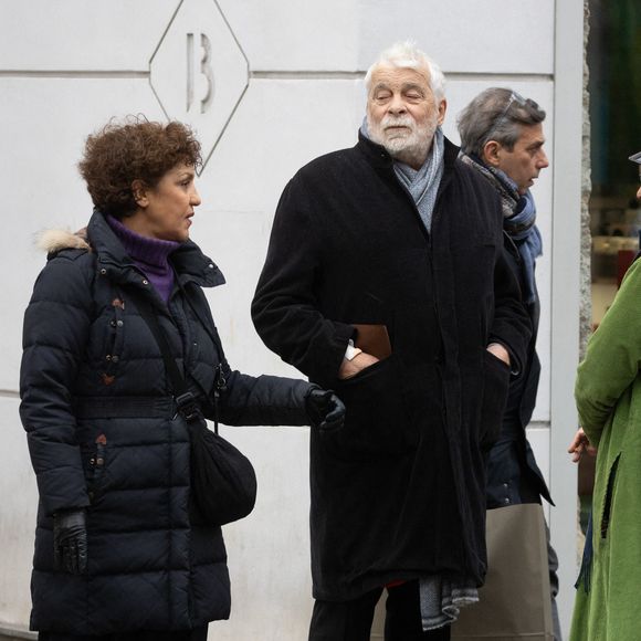 Jacques Weber lors de la cérémonie d'enterrement de l'acteur franco-danois Niels Arestrup devant l'église Saint-Roch à Paris, le 10 décembre 2024. Niels Arestrup, décédé le 1er décembre 2024 à l'âge de 75 ans, était un pilier du théâtre et du cinéma français depuis les années 1970, mais son profil a été rehaussé au niveau international au cours de la première décennie de ce siècle par deux films réalisés par Jacques Audiard. Photo par Nasser Berzane/ABACAPRESS.COM